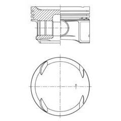 GOETZE PİSTON SEGMAN 0.50MM W211 (A2710302517)