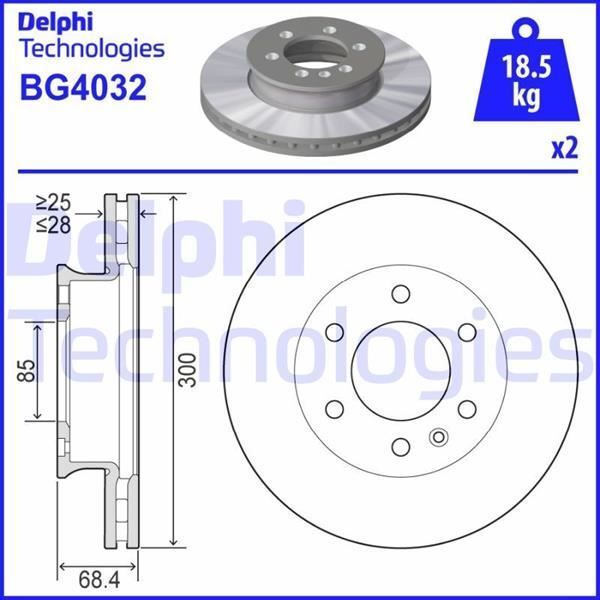 DELPHI FREN DİSKİ W906 (A9064210012)