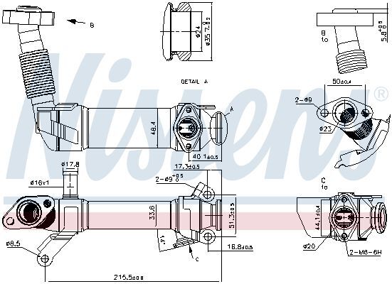NISSENS EGR RADYATÖRÜ (11717790065)