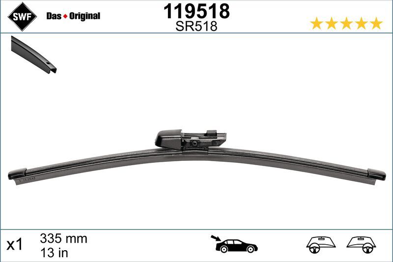 SWF SİLECEK (345 MM) LEON FABIA 13>ARKA (5M0955427A)