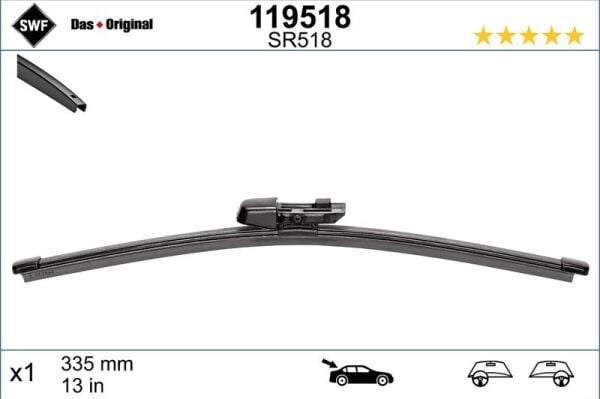 SWF SİLECEK (345 MM) LEON FABIA 13>ARKA (5M0955427A)