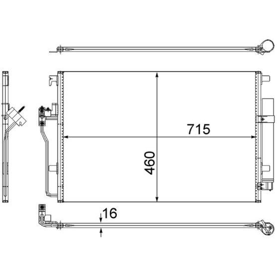 BEHR KLİMA RADYATÖRÜ W906 (A9065000054)