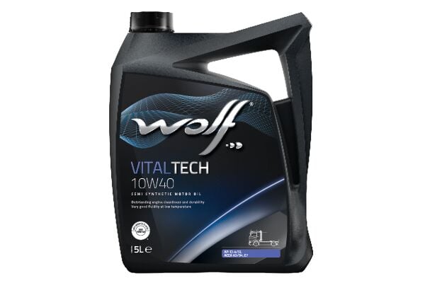 WOLF 10W40 VITALTECH MOTOR YAĞI MB-229.3 EURO 2-3 BENZİNLİ YARI SENTETİK 5L