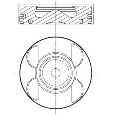 MAHLE PİSTON (88.50 MM) M646 (A6460300617)