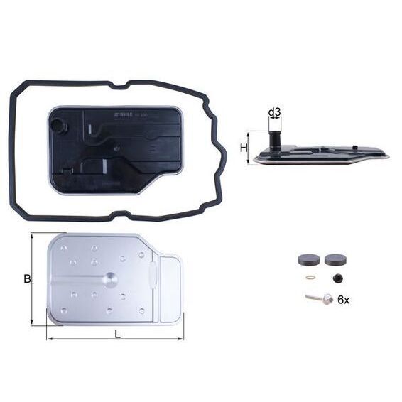 KNECHT ŞANZIMAN YAĞ FİLTRESİ W203/W204/W205/W211/W212/W218 (A2222772800)