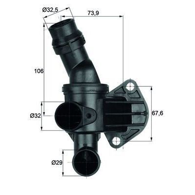 BEHR THERMO TERMOSTAT A3 GOLF V 2,0 FSI (06F121111J)