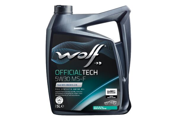 WOLF 5W30 MS-F A5/B5 MOTOR YAĞI (FORD - WSS-M2C913-D / RENAULT - RN 0700 ONAYLI) 5L