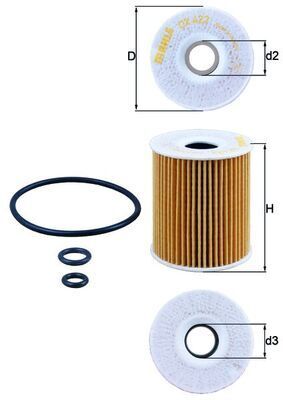 KNECHT YAĞ FİLTRESİ POLO 09>1,2 TDI (03P115562)