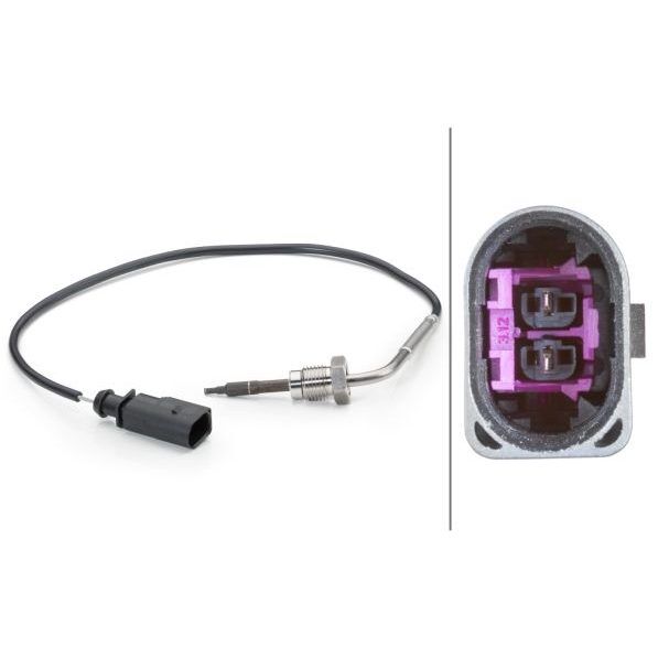 HELLA EGZOZ SICAKLIK SENSÖRÜ A4/A5/A6/A7/A8/Q5/Q7 TOUAREG 3.0 CDUC/CLAB/CRVD (059906088BJ)