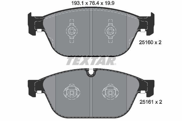 TEXTAR FREN BALATASI ÖN A8/Q5 12>18 (4H0698151H)