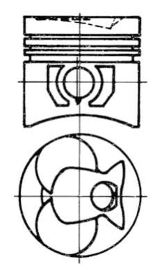 KOLBENSCHMIDT PİSTON SEKMAN STD M616/M617 (A6160306417)