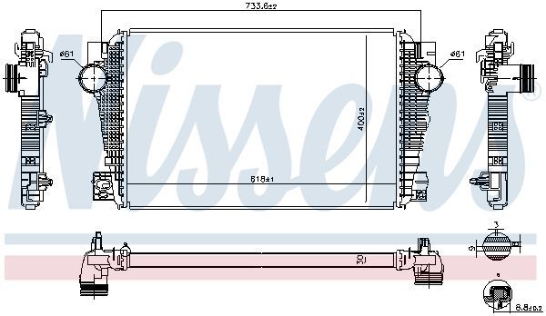 NISSENS INTERKOL AMAROK 2,0 TDI (2H0145804C)
