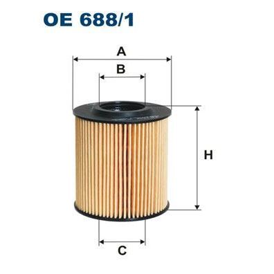 FILTRON YAĞ FİLTRESİ POLO 09>1,2TDI (03P115562)