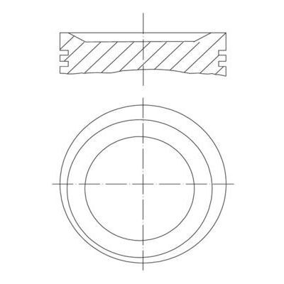 MAHLE PİSTON SEGMAN M43 85,00 MM (STD) 118 BEYGİRLİK (11251437176)