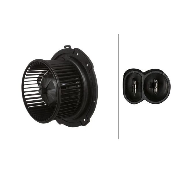 NRF KALORİFER MOTORU GOLF 2/JETTA 2/PASSAT/TRANSPORTER/TOLEDO 83> (893820021)