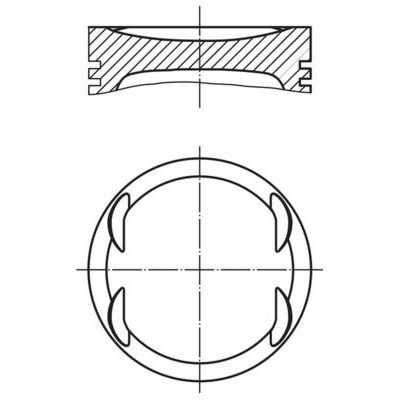 SONNE PİSTON SEGMAN 85,50 MM (0,50) M44 B19(194S1) (11251739789)