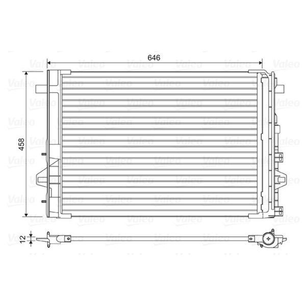 VALEO KLİMA RADYATÖRÜ (A2465000454)
