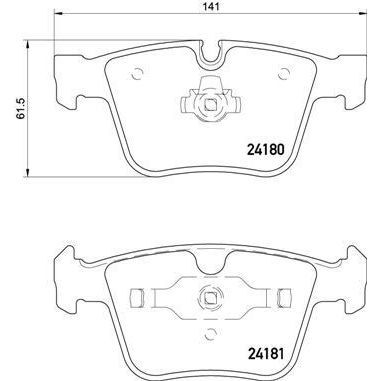 VALEO FREN BALATASI ARKA W164/W251 (A1644201020)