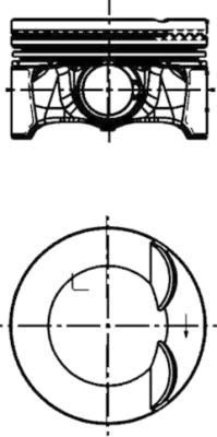 KOLBENSCHMIDT PİSTON STD (82,50) CDNB/CDNC/CCZB/CADA/CAWB 2,0 TSI/TFSI (06H107065DM)