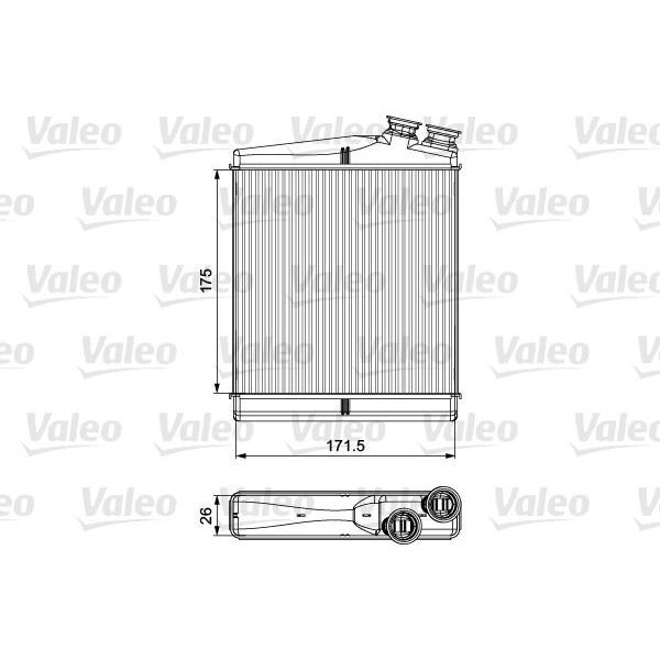 VALEO KALORİFER RADYATÖRÜ FRE.II/EVOQUE 2.2TD4 (LR002632)