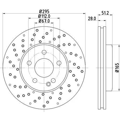BREMBO ÖN FREN DİSKİ. W117-156-176-242-246. AMG (A246421251207)
