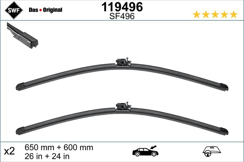 SWF SİLECEK TAKIMI [650X600 MM] W910 (A9108240000)