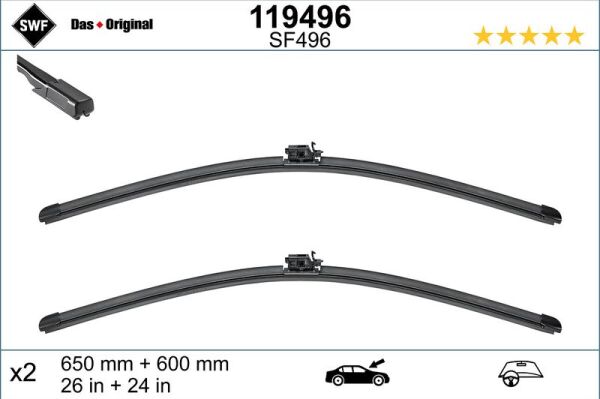 SWF SİLECEK TAKIMI [650X600 MM] W910 (A9108240000)