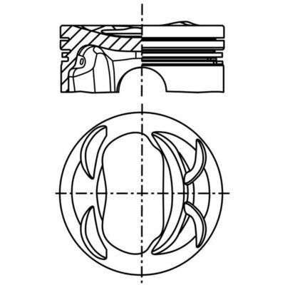 MAHLE PİSTON SEGMAN N12B14A 77,00 (STD) R56/R56 CLUBMAN (11257566478)