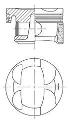 KOLBENSCHMIDT PİSTON SEGMAN N12B16A/N16B16A 77,00 MM (STD) R55/R56/R57/R58/R59/R60/R61 (11257589348)