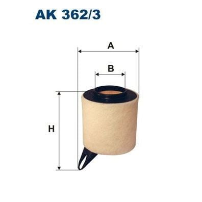 FILTRON HAVA FİLTRESİ E81 E87 (13717524412)