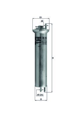 KNECHT YAKIT FİLTRESİ E39 E53 (13321706909)