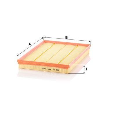 MANN-HUMMEL HAVA FİLTRESİ N52N - E70 (13717548888)