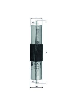 KNECHT YAKIT FİLTRESİ E36 E46 (13321740985)