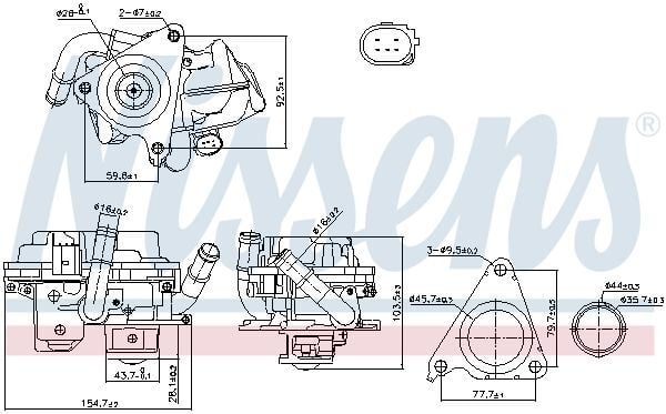 NISSENS EGR VALFİ GOLF/A3/LEON 1.6TDI 14> (04L131501S)
