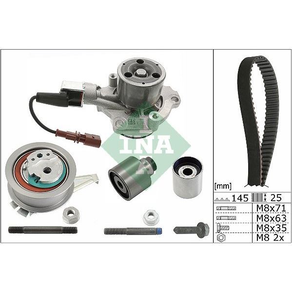 INA TRIGER SETİ CADDY/GOLF/PASSAT/JETTA IV/TIGUAN/TOURAN/T613> (04L198119A)