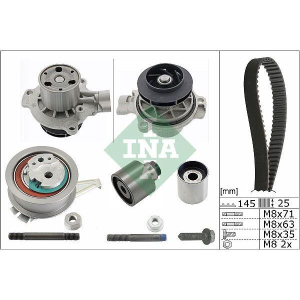INA TRIGER SETİ DEVİRDAİMLİ (SENSÖRSÜZ) CRAFTER T6 16>2,0 TDI DAUA-DAUB-CGXA-CGXB (04L198119D)