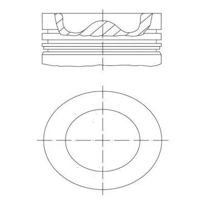 MAHLE PİSTON 0,50 (80,50) POLO 1,4/TDI/ A1 14> CUSA CUSB CUTA (04B107065F)