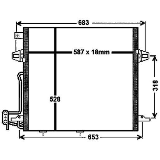 BEHR KLİMA RADYATÖRÜ W251 (A2515000054)