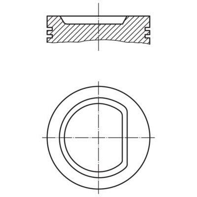 MAHLE PİSTON GOLF POLO 1,4 AEX-APQ (77,01 MM 0,50) (030107065BKX)