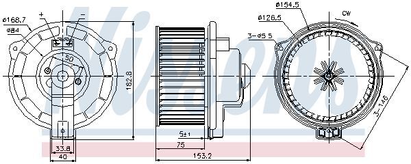NISSENS KALORİFER MOTORU W163 (A1638204142)