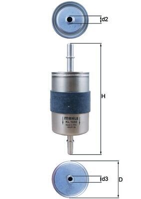 KNECHT YAKIT FİLTRESİ (KL1055)