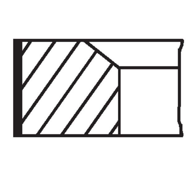 MAHLE SEKMAN 601/602/604 87.00 MM 2.5 * 2 * 3 (A0020305324)