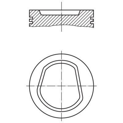 MAHLE PİSTON POLO 1,6 AEE-ALM (77,01MM 0,50) (032107065NX)