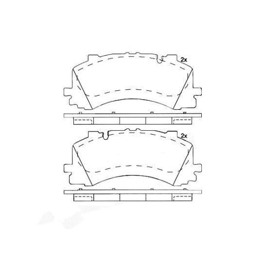 VALEO ÖN BALATA A8 Q8 TOUAREG 18> (4M0698151BB)