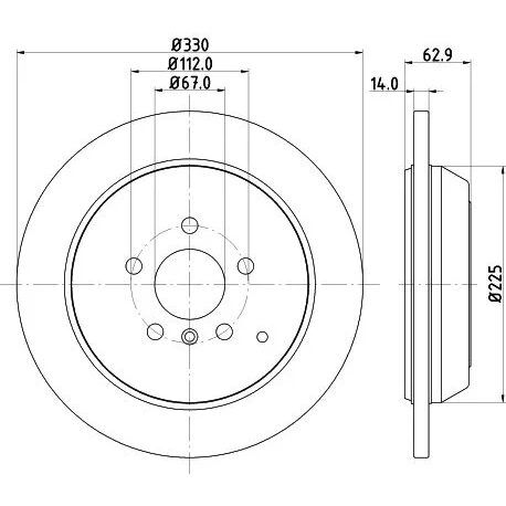 OPTIMAL DİSK ARKA164/251 (A1644231212)