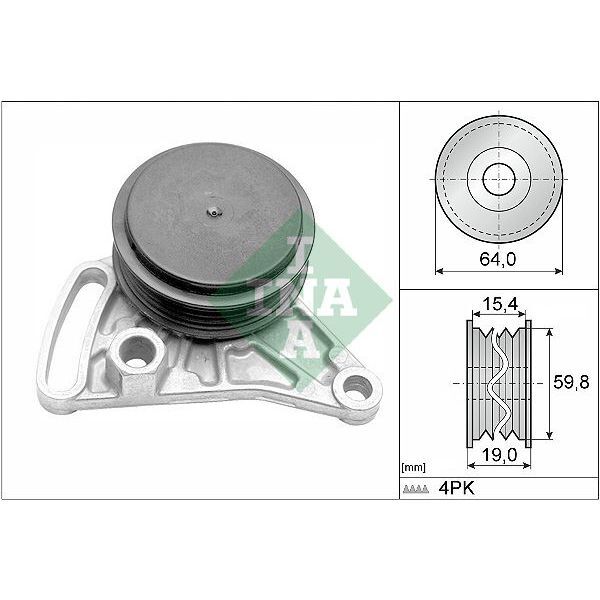 INA V KAYIŞ GERGİ RULMANI PASSAT/A4/A6 97>04 (058260511)