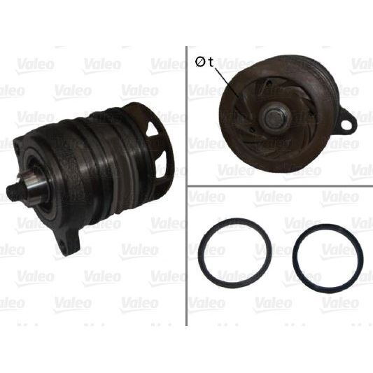 VALEO SU POMPASI VOLKSWAGEN TOUAREG (070121011D)