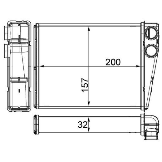BEHR KALORİFER RADYATÖRÜ W164/W251 (A1648300061)