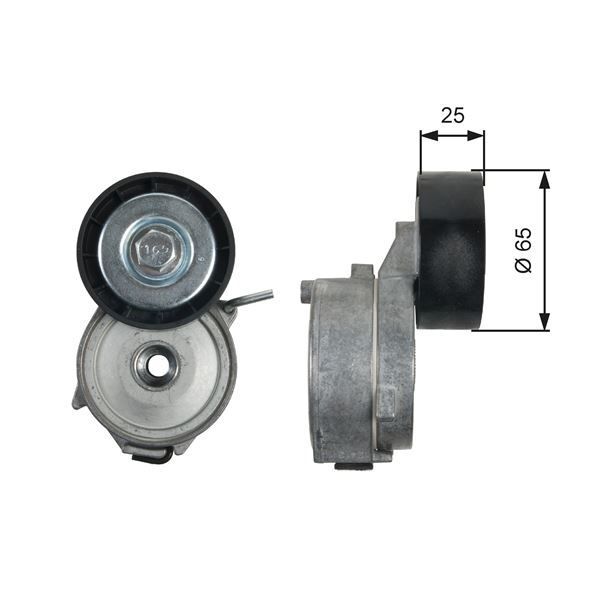 GATES GERGİ KÜTÜĞÜ ŞARJ FREELANDER II EVOQ 2.2 TDİ TD4 (LR003651)