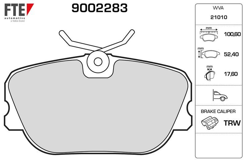 FTE FREN BALATASI ÖN W201 (A0024200220)